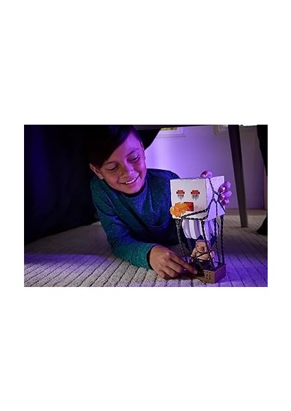 Minecraft Filmden Ilham Alan Aksiyon Figürü Seti, Işıklar, Sesler ve Ateş Topu Fırlatma Özelliğiyle Balon Figürü, Fırlatıcı ve Disk, Piglin Savaşçısı, JFB69 fiyatları