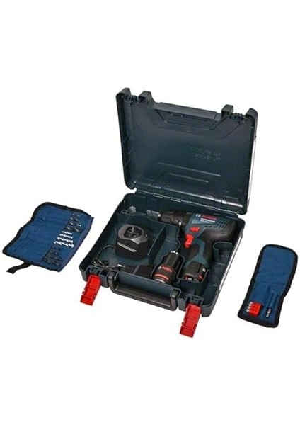 Professional Gsb 120-LI Akülü Darbeli Delme Vidalama Makinesi + 23 Parça Vidalama Seti (12 Volt, 2 x 2,0 Ah Akü, Şarj Cihazı, Plastik Çanta) fiyatları