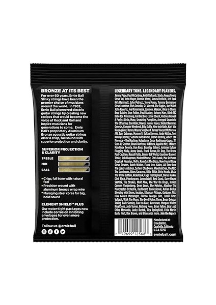 Ball Hafif Alüminyum Bronz Akustik Gitar Telleri, Ölçü 11-52 fiyatları