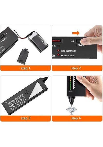 Tester - Diamond Selector Iı V2 | Elmas Dedektör Lambası | Değerli Taşlar Sertlik Test Aracı | Safir, Yakut, Acemi Uzman Için Taşınabilir Elektronik Elmas Test Kalemi indirimleri
