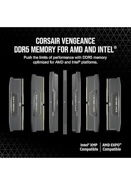 Vengeance Lpx 32GB (2X16GB) 6000MHZ Ddr5 C30 1,40V Ram Amd Expo (CMK32GX5M2B6000Z30) fiyatları