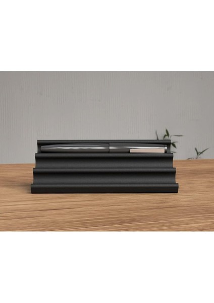 Modern Şık Kalem Standı Dolma Kalemlik Plastik Siyah THREENM369 fiyatları