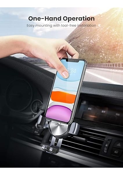 360 Derece Mekanik Araç Içi Telefon Tutucu Uzay Grisi fiyatları