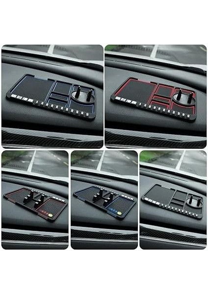 Torpido Üstü Numaratörlü Telefon Tutucu Kaydırmaz Mat Araba Için Kaymaz Telefon Pedi, Çok Işlevli Araba Kaymaz Gösterge Paneli Matı, Evrensel 360° Dönebilen Cep Telefonu Tutucu fırsatları