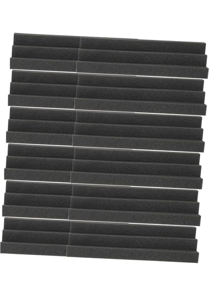 12 Düşük Frekanslı Ses Emici Pamuk Ses Izolasyon Süngeri Izolasyon Malzemeleri Ses Dolgusu Ses Emici Malzemeler Akustik Duvar Karoları Ses Emici Köpükler Ses Emici Panel Black