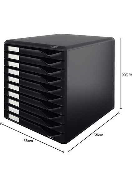 A4 Çekmeceli Evrak Rafı, Siyah, 10 Çekmeceli fiyatları