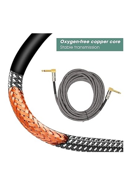 6m Gitaristler Için Pvc Yalıtım Kapağı Uzun Yükleme Alet Kablosu ile Gitar Kablosu (JD6215) modelleri