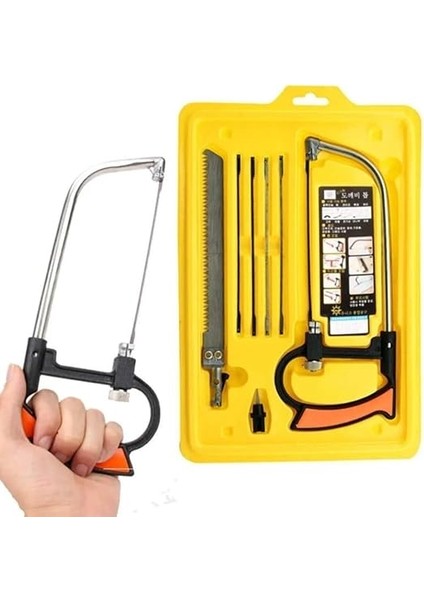 Testere Seti 7 Parça Kıl Testere, Pratik Çok Amaçlı Testere Seti 7 Parça