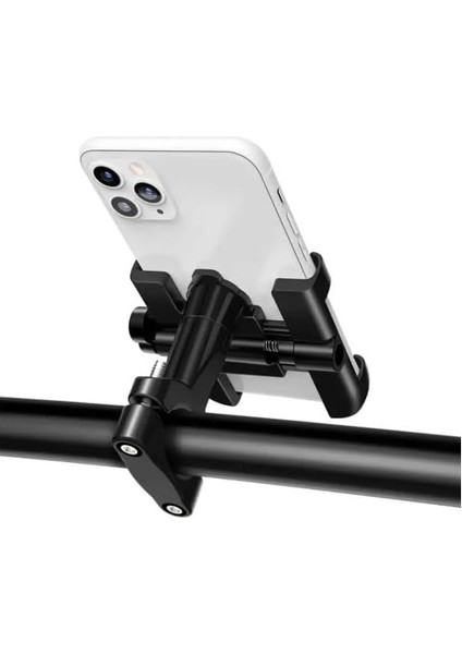 Derece Ayarlanabilir Gidon Bağlantılı Metal Alyanlı Motorsiklet ve Bisiklet Telefon Tutucu fiyatları