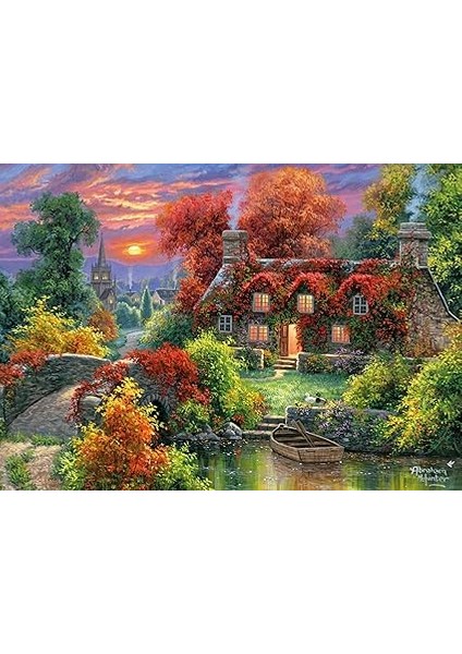 Games 1000 Parça Göl Evinde Sonbahar Puzzle fiyatları