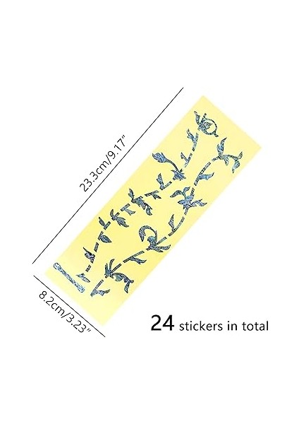 Electric Guitar Fretboard Marker Inlay Tree Of Life Sticker Decal(Colorful Shells) fiyatları