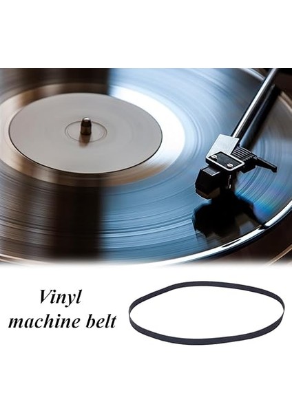 2 Adet Yedek Kayış, Pikap Için, 20 cm Uzunluk, En Iyi Sürüş Performansı ve Mükemmel Müzik Keyfi Için Yüksek Kaliteli Kauçuk, Kayıt Parçaları, Fonograf Kemeri, Birçok Pikap Tipi Için Uygundur modelleri