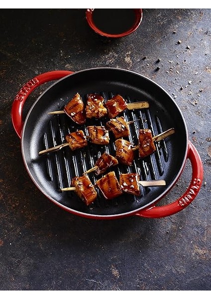 Döküm Izgara Tava Çift Kulplu 26 cm Kiraz indirimleri