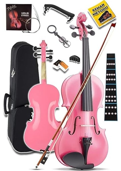 HGA34PİNK-TYS Pembe 3/4 Çocuk Kemanı Full Set (10-13 Yaş Için) fiyatları