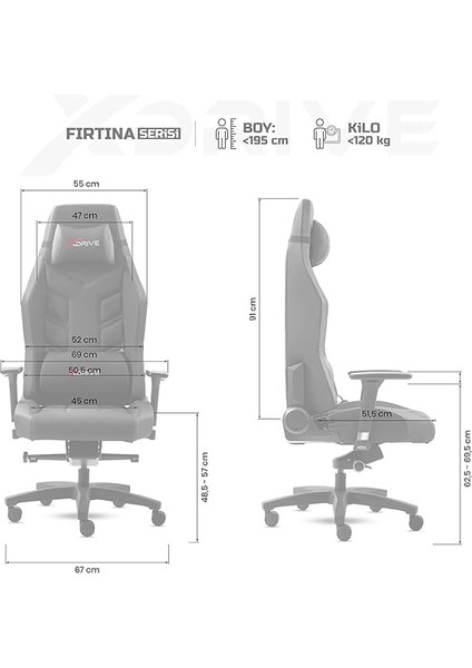 Fırtına Profesyonel Oyun | Oyuncu Koltuğu Siyah fiyatları