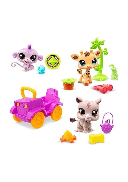 Pet Shop Sun-Bsf-Lps-Figür Set Minişler Safari Temalı fiyatları