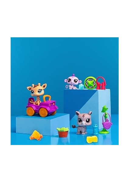Pet Shop Sun-Bsf-Lps-Figür Set Minişler Safari Temalı indirimleri