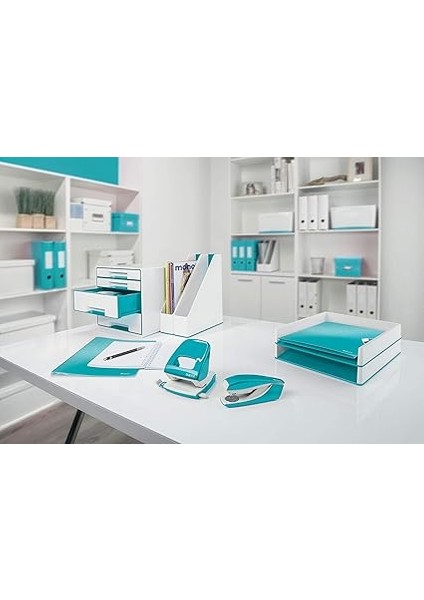 41850051 Wow A4 Colorclip Sıkıştırmalı Dosya, Metalik Buz Mavisi fiyatları