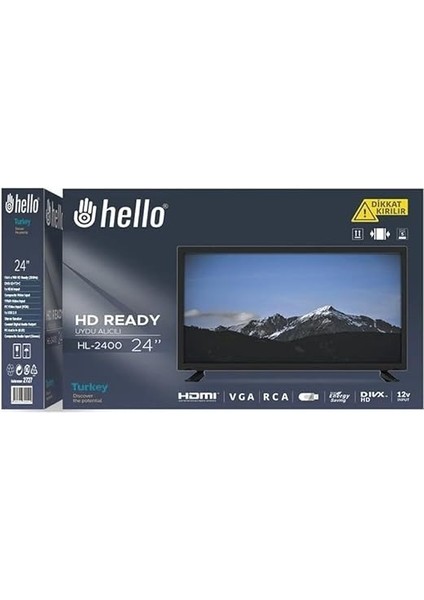 24'' Full Hd LED Monitör Tv, Araba ve Karavan Uyumludur, 12 Volt Adaptörlü, fiyatları