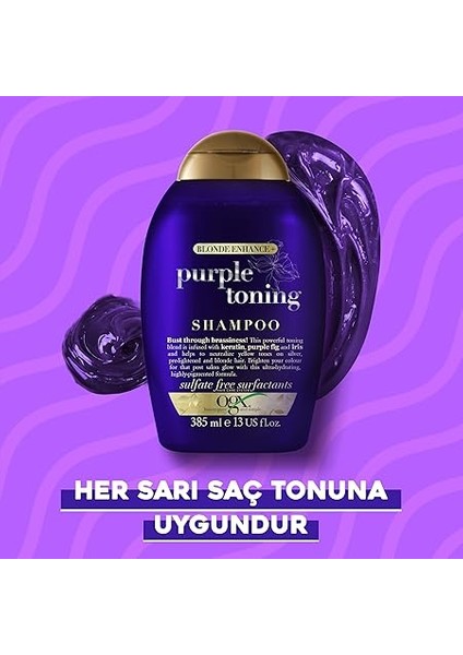Turunculaşma Karşıtı Mor Şampuan 385 ml fırsatları