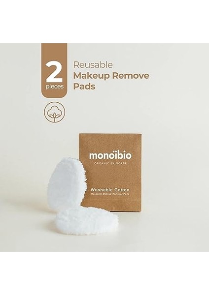 Kullanılabilir Organik Makyaj Temizleyici Pedler - El Yapımı Yıkanabilir Pamuklu Yuvarlak Toner Pedleri Yüz Temizleme Pedleri 2'li Paket Için Hediye 7 cm (S) fiyatları