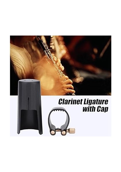 Klarnet Ağızlık Ligatür, Kolay Zarar Görmez Klarnet Ağızlık Aksesuarı, Klarnet Profesyonelleri Öğrenciler Için Hafif Egzersiz fırsatları