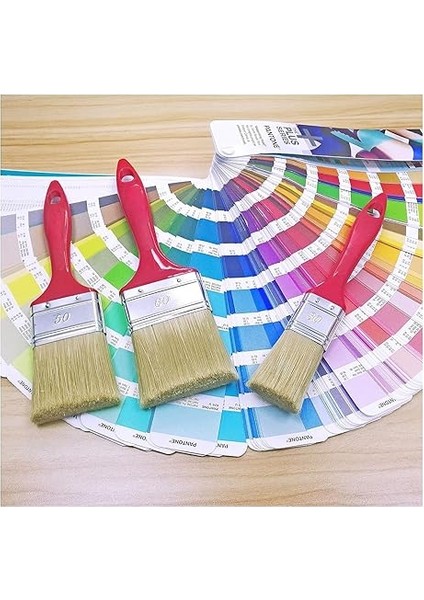3'lü Boya Badana Kestirme Fırçası – 2,5/4,5/6,5 cm – Ergonomik Saplı – Duvar Kenar Köşe Kapı Korkuluk Resim Aktivite fiyatları