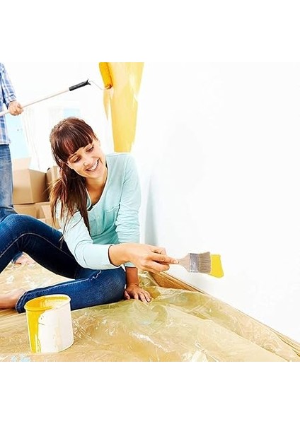 3'lü Boya Badana Kestirme Fırçası – 2,5/4,5/6,5 cm – Ergonomik Saplı – Duvar Kenar Köşe Kapı Korkuluk Resim Aktivite fırsatları