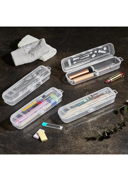 Multifix Çok Amaçlı 4 Lü Diş Traş Makyaj Aksesuar Kutusu Kalemlik Çatal Bıçak Saklama Kutusu fırsatları