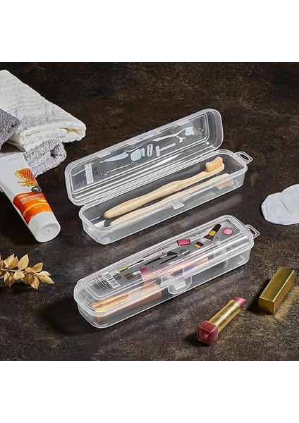 Multifix Çok Amaçlı 4 Lü Diş Traş Makyaj Aksesuar Kutusu Kalemlik Çatal Bıçak Saklama Kutusu indirimleri