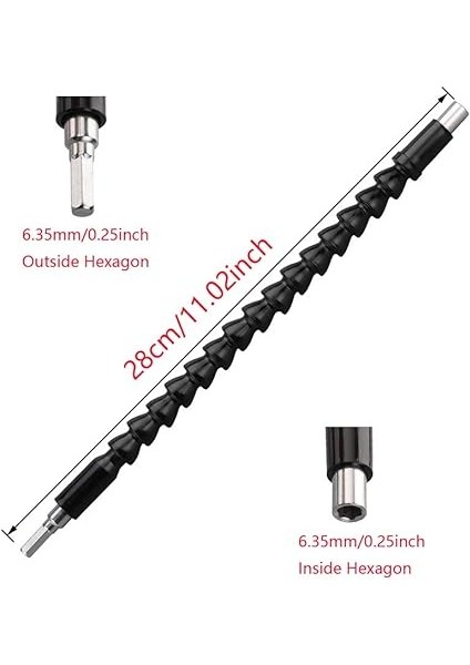 Akülü Tornavida Adaptörü Için 2 Adet 105° Açılı Başlık, Manyetik Matkap Tutuculu Tornavida, 2 Adet Esnek Matkap Uzatma Mili, Uzatma Ucu, Akülü Tornavida Için Açılı Başlık modelleri