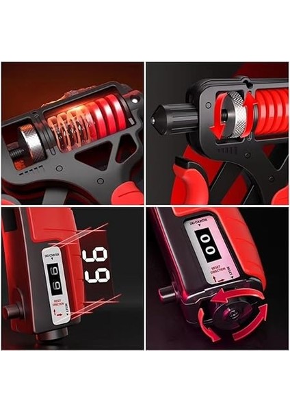 Profesyonel El Bilek ve Kol Güçlendirici Kavrama Egzersiz Aleti Ayarlanabilir El Yayı fırsatları