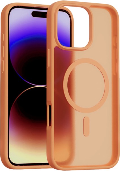 Yzlal Joko Iphone 16 Pro Jota Magsafe Kapak - Turuncu