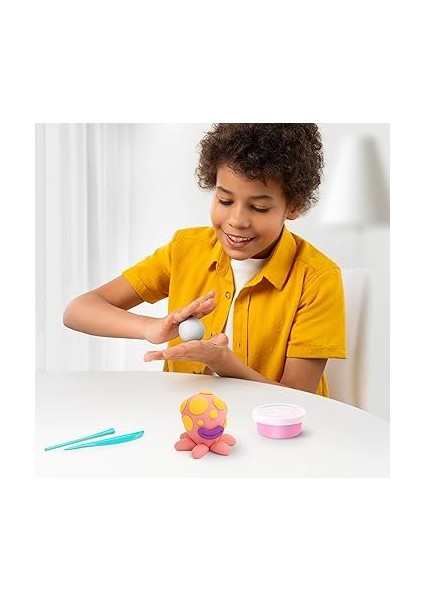 Clay Okyanus Seti - Hava ile Kuruyan 15 Kutu Kil Seti ve Şekillendirme Aletleri ile Eğlenceli ve Etkileşimli Talimatlar Uygulaması indirimleri