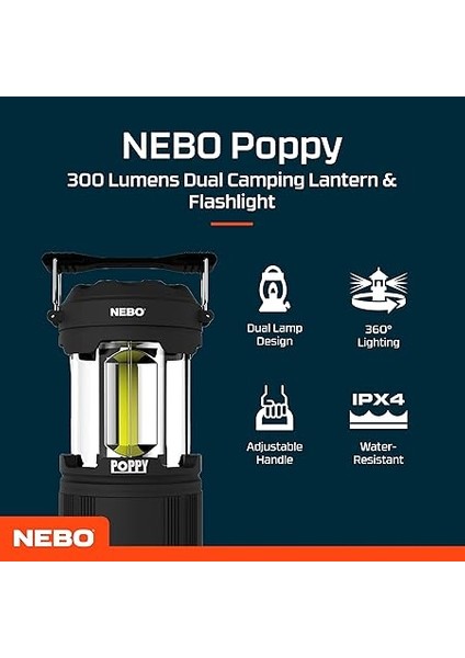 6555 Poppy 300 Lümen LED Fener fiyatları