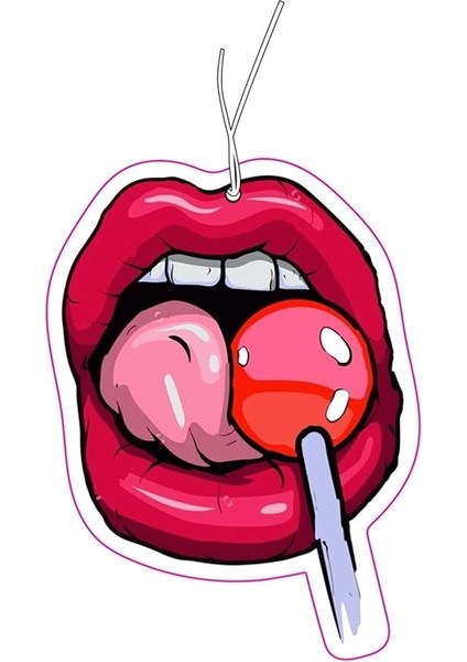 Aksesuar Lolipop Tasarımlı Dekoratif Araba Oto Kokusu ve