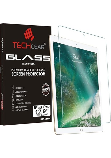 Mat Koruyucu Folyo iPad Pro 12.9 (2017/2015) ile Uyumlu, Matte Parlama Önleyici Koruyucu Folyo, iPad Pro 12,9 Inç (1. ve 2. Nesil) ile Uyumlu Cam Ekran Koruyucu Folyo