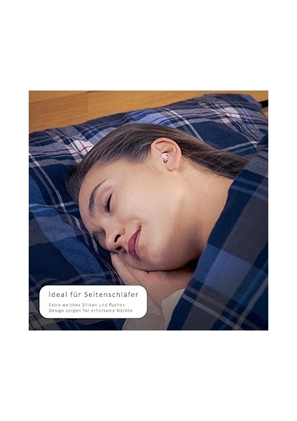 Için Kulak Tıkacı - Yumuşak, Tekrar Kullanılabilir Silikon Kulak Koruması, Snr 33 Db Gürültü Azaltma. Taşıma Kutusu ve Xs/s/m/l Boyutlarında Başlıklar ile (Turkuaz, Tek Beden) indirimleri