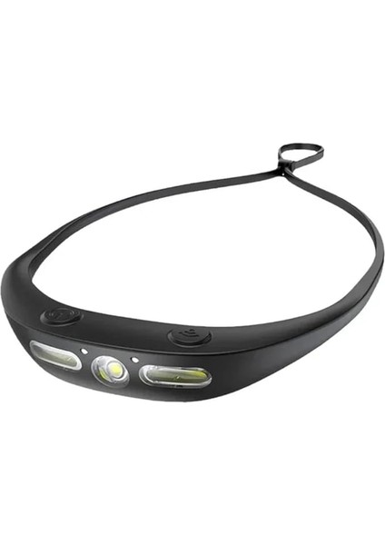 Kafa Lambası Silikon Hareket Sensörlü Şarjlı Kafa Lambası Kamp Bisiklet Koşu Balıkçılık Için Su Geçirmez USB LED Kafa Feneri, Şarj Edilebilir Baş Feneri, Açık Hava Aktiviteleri Için Lamba