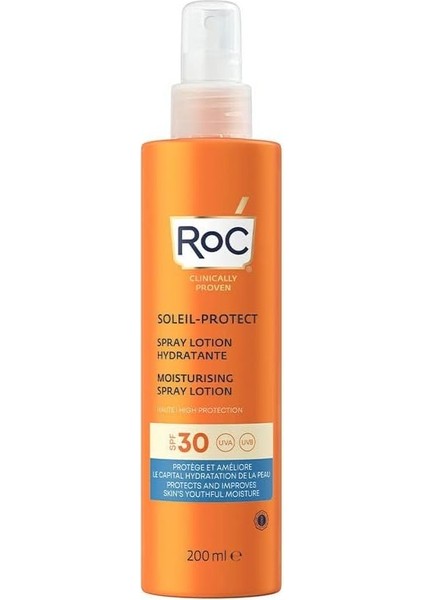 Soleil-Protect Nemlendirici Vücut Güneş Kremi SPF30 200 ml