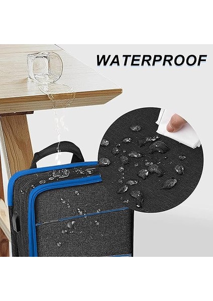 Ince ve Genişletilebilir Dizüstü Bilgisayar Sırt Çantası 15 15.6 16 Inç Kol, Dökülmeye Dayanıklı ve USB Dizüstü Bilgisayar Sırt Çantası Bilgisayar Çantası Için Erkek Kadın, B02BL01 fırsatları