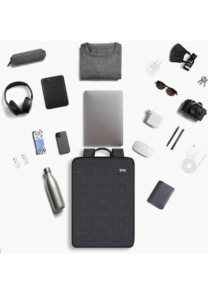 Ince ve Genişletilebilir Dizüstü Bilgisayar Sırt Çantası 15 15.6 16 Inç Kol, Dökülmeye Dayanıklı ve USB Dizüstü Bilgisayar Sırt Çantası Bilgisayar Çantası Için Erkek Kadın, B02BL01 indirimleri