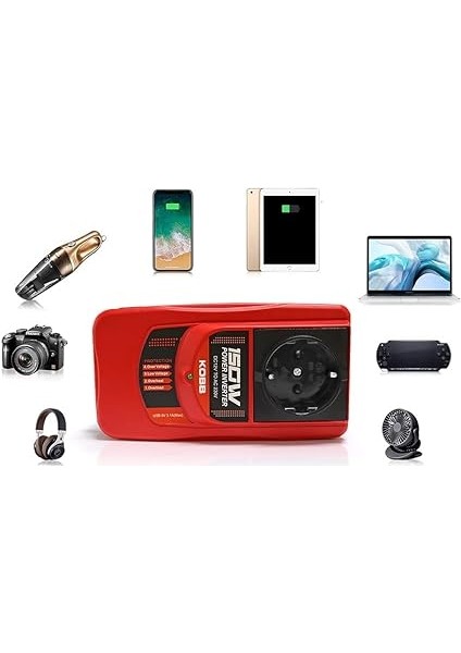 KBN150 12 V 220 V 150 W Modifiye Sinüs Dönüştürücü Inverter indirimleri