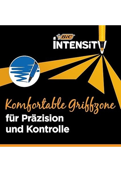 Intensity Birinci Sınıf Keçeli Kalem, Yetişkinler ve Çocuklar Için, 24 Renkte, Konforlu Kauçuk Sap ve Sağlam Uç indirimleri