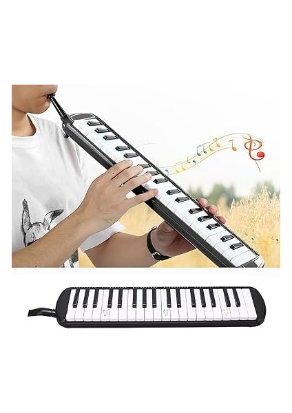 37 Yeni Başlayanlar ve Çocuklar Için 37 Anahtar Rüzgar Aleti - Taşınabilir ve Omik Tasarım, Genç Müzisyenler, E (Gül Pisti) (Blue) (Black) indirimleri