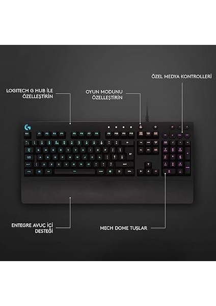 G213 - G102 Oyuncu Siyah Klavye-Mouse Seti fiyatları