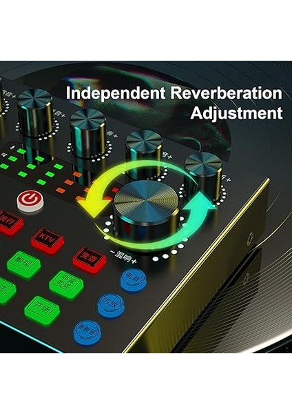 V8S Canlı Kartı Mikrofon Ayarı Ton Ayarlama Değiştirme Alı Dodge Desteği Iki Kişi Iki Platform fiyatları