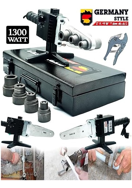 Style Su Tesisatı Plastik Boru Kaynak Makinesi Kademe Ayarlı Çantalı Makaslı Set fiyatları