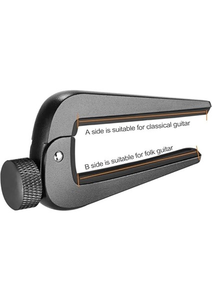 Evrensel Geniş Ayarlanabil Gitar Kapo 6/12 Telli Akustik Klasik Elektro Gitar Bas Mandolin Banjo Ukulele Için Uygundur Siyah modelleri