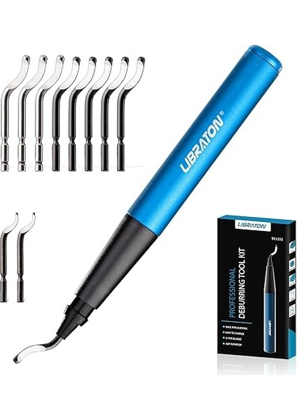 Çapak Alma Aleti, El Çapak Alma Aleti, 11 Bıçaklı 3D Baskı, Metal, Paslanmaz Çelik, Plastik ve Alüminyum Için